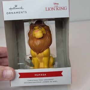 Mufasa‎ Lion King Ornament Figure NIB Hallmark Disney Christmas Tree Item